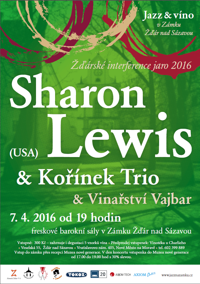 JAZZ&VÍNO na zámku Kinských - Jaro 2016