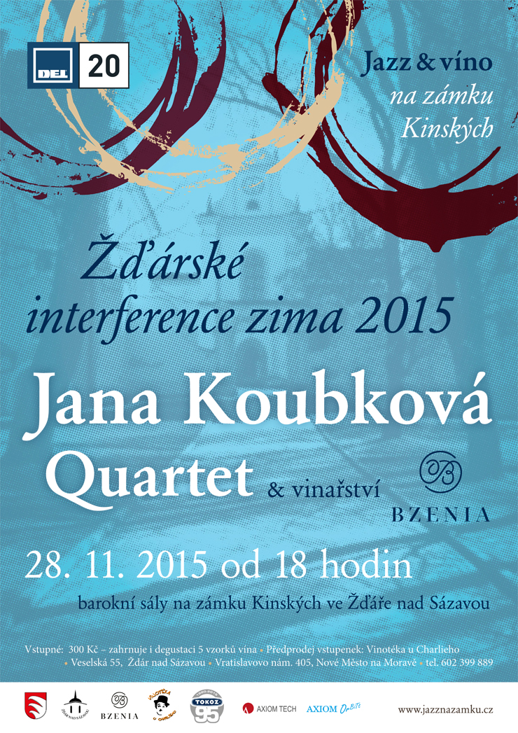 JAZZ&VÍNO na zámku Kinských - Žďárské interference zima 2015