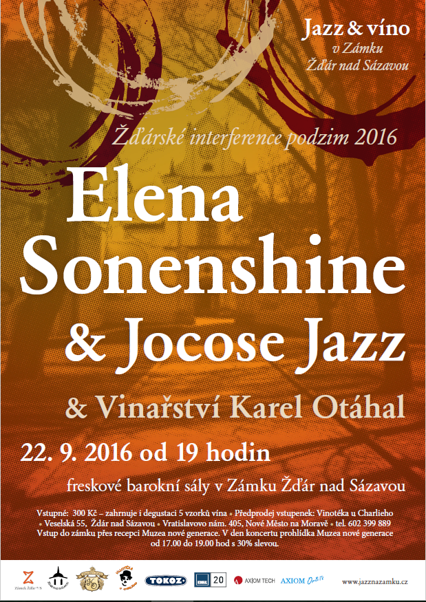 JAZZ&VÍNO na zámku Kinských - Podzim 2016