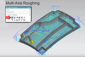 Multi Axis Roughing NX CAM