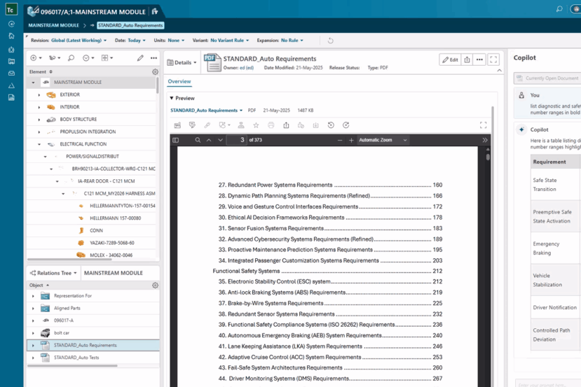 Teamcenter Copilot od AXIOM TECH