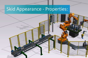 Tecnomatics Process Simulate - Skid Appearance